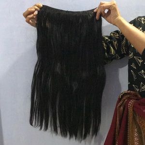 Black hair extension